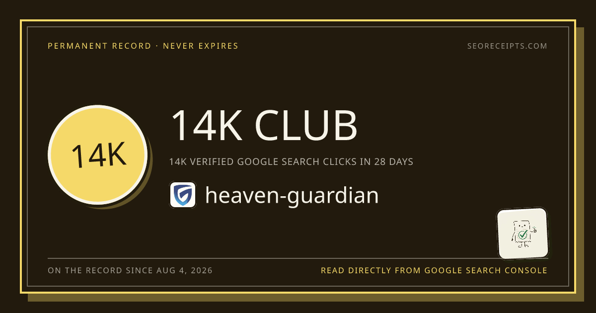 heaven-guardian: 14K CLUB